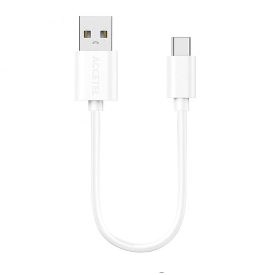Cabo de Dados 3.0A Tipo-C (0.30M) Branco