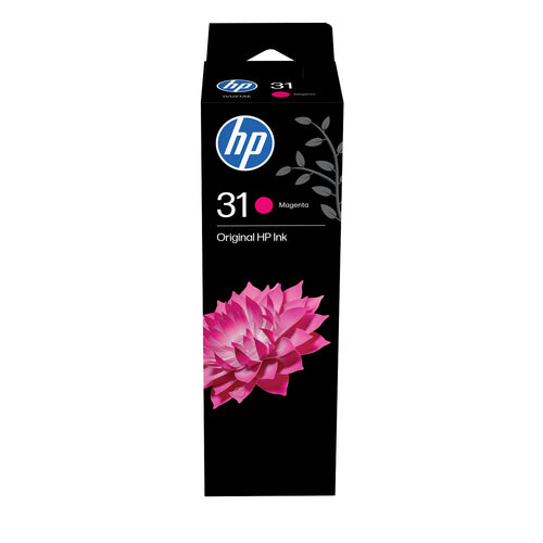 Garrafa de tinta original HP 31 Magenta