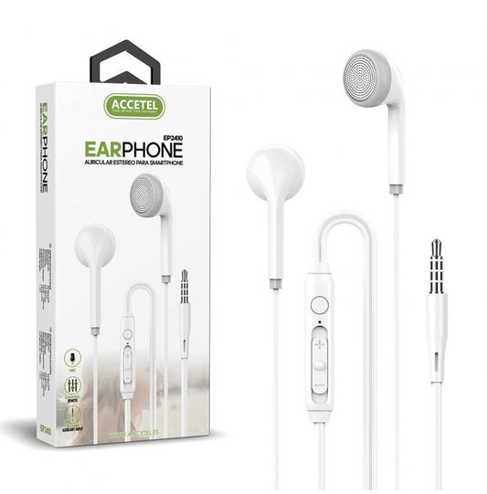 Auscultadores Estéreo 3.5mm com Microfone Multifuncional 1.2M