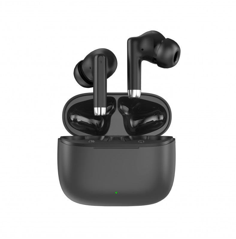 Auscultadores TWS Sem Fio Duplo Earpod Touch BTS 5.3 Preto