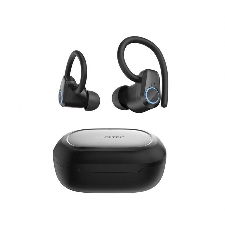 Fone de Ouvido Sem Fio com Gancho de Orelha para Esporte ? Preto