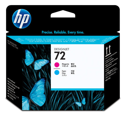 Cartucho de tinta original HP 72 Cabeça de Impressão Original - Cyan y Magenta - C9383A • Capacidad: