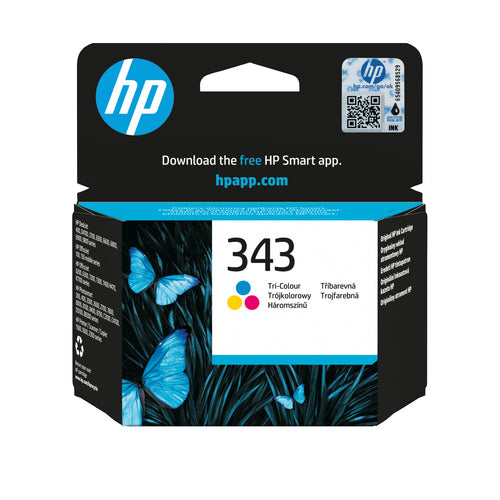 Cartucho de tinta original HP 343 Color Tricolor