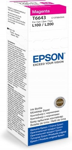 Garrafa de tinta original Epson T6643 Magenta