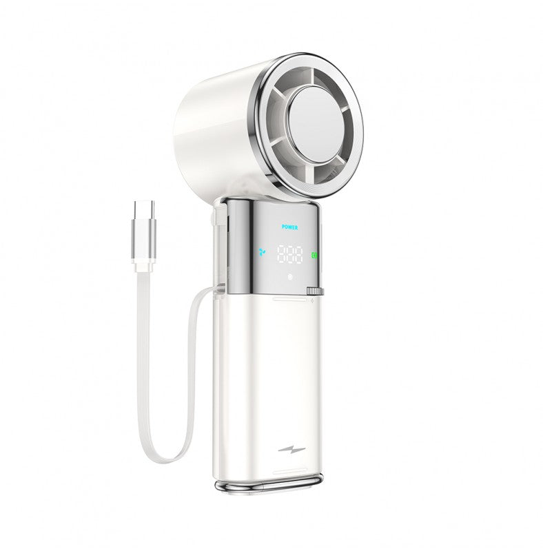 Lekus Airboots Ventilador Portátil Inteligente com Cabo USB-C Retrátil