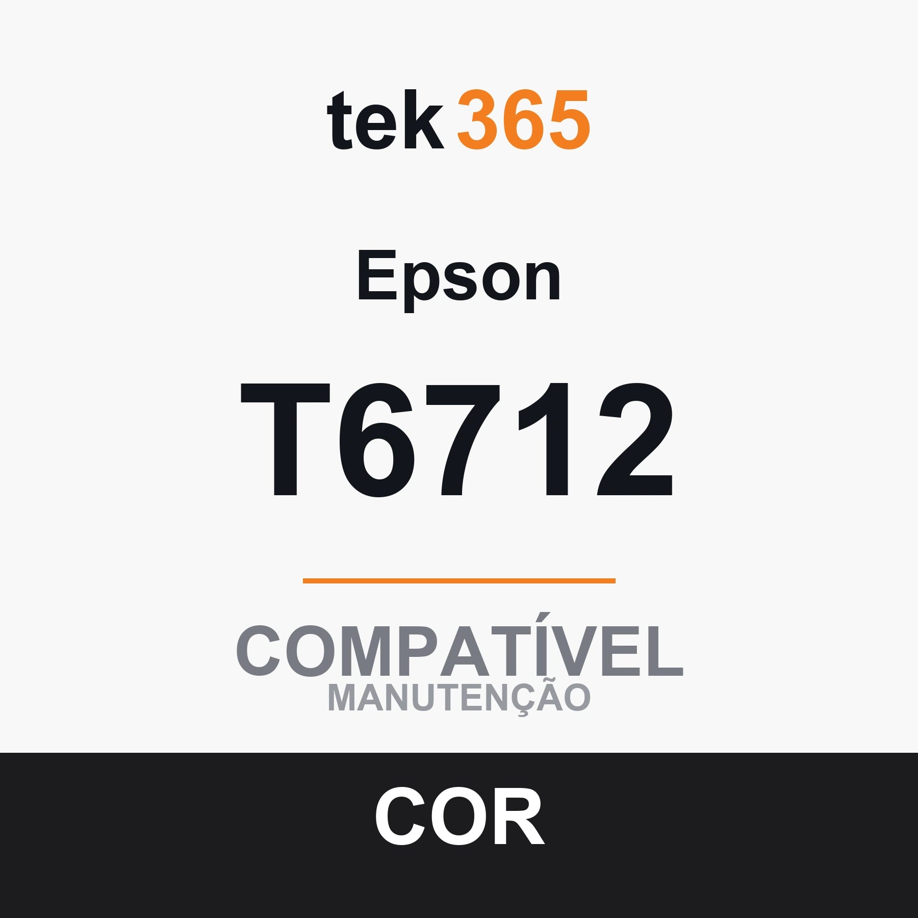Tanque de manutenção compatível Epson T6712 • Capacidad: