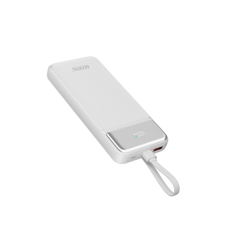 Bateria Externa de Carregamento Rápido 10000mAh 22.5W PD+QC3.0 Branca