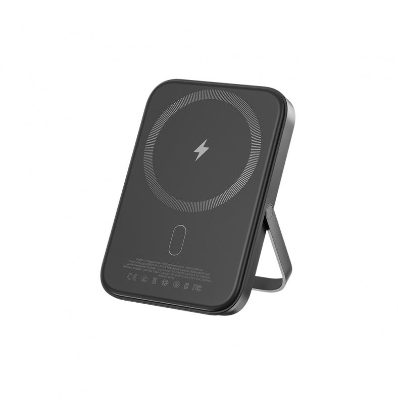 Magsafe Bateria Externa Sem Fio de Carregamento Rápido 5000mAh 20W PD 3.0 Preto