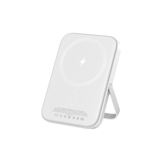 Magsafe Bateria Externa Sem Fio de Carregamento Rápido 5000mAh 20W PD 3.0 Branca