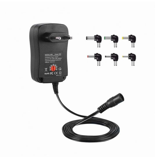 Carregador Universal de 30W de 3V-12V Máx. 2.1A