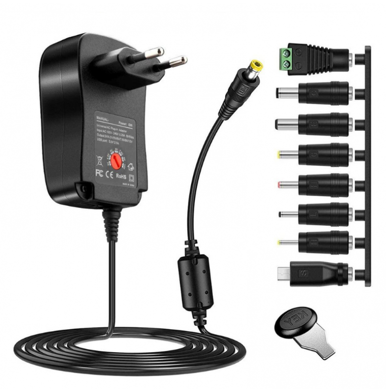Carregador universal de 41 W de 6V-24V máx. 2A