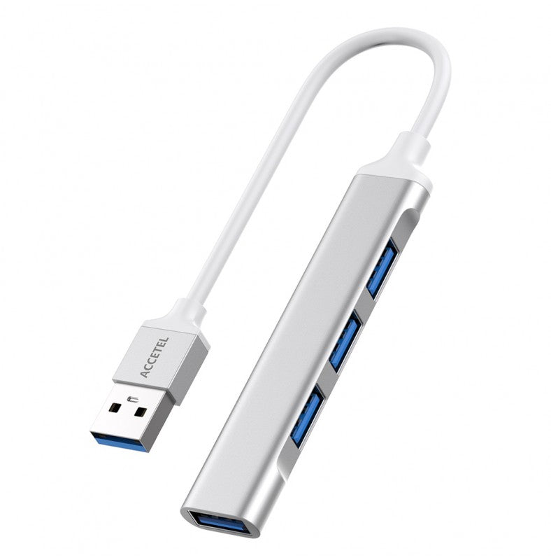 Adaptador HUB USB 4em1 para 4 portas USB 2.0/3.0