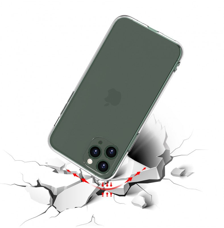 Silicone Transparente 2.0 TPU iPhone 11 Pro Max (Proteção de Lente)