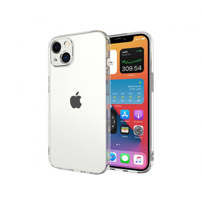 Silicone Transparente 2.0 TPU iPhone 13 Mini 5.4" (Proteção de Lente)