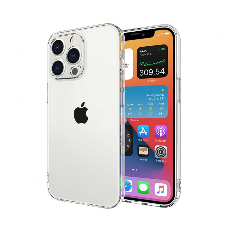 Silicone Transparente 2.0 TPU iPhone 13 Pro 6.1" (Proteção de Lente)