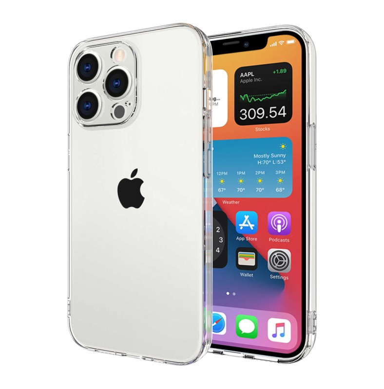 Silicone Transparente 2.0 TPU iPhone 14 Pro Max 6.7" (Proteção de Lente)