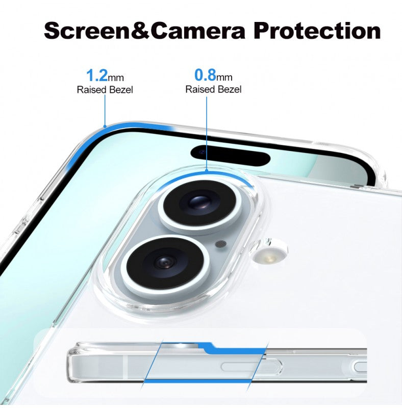 Silicone Transparente 2.0 TPU iPhone 16 Plus 6.7"