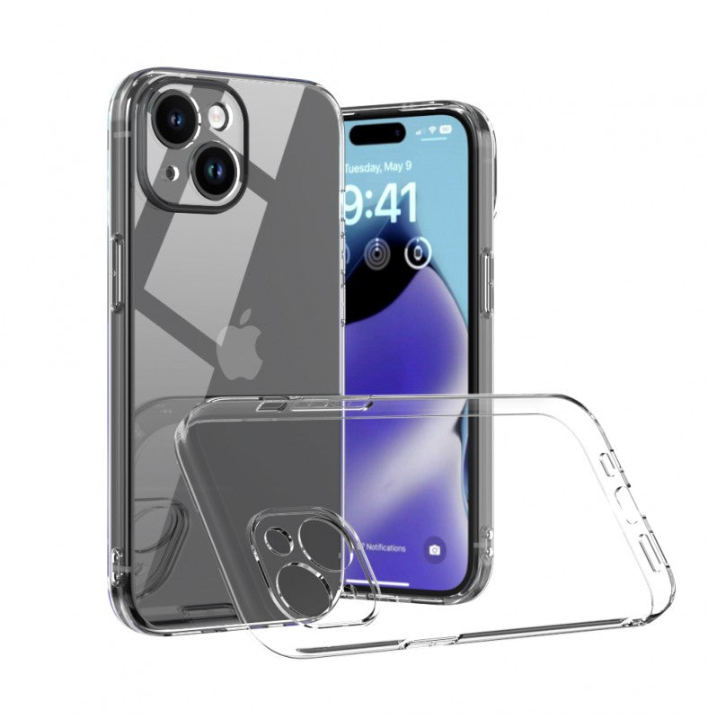Silicone Transparente 2.0 TPU iPhone 15 Plus 6.7" (Proteção de Lente)