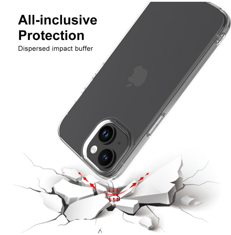 Silicone Transparente 2.0 TPU iPhone 15 Plus 6.7"