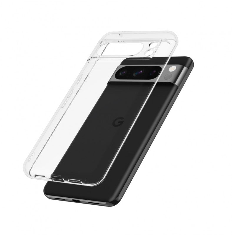 Silicone Transparente 2.0 TPU Google Pixel 8 Pro (Proteção de Lente)