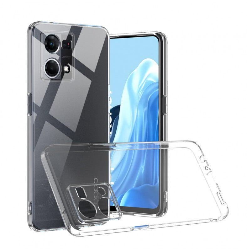 Silicone Transparente 2.0 TPU Oppo Reno 7 4G (Proteção de Lente)