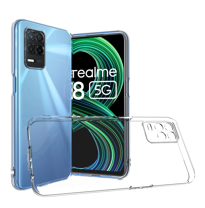 Silicone Transparente 2.0 TPU Realme Narzo 30 5G / Realme 8 5G (Proteção de Lente)