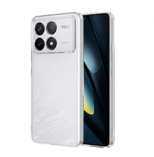 Silicone Transparente 2.0 TPU Xiaomi Poco F6 Pro (Proteção de Lente)