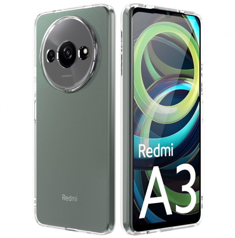 Silicone Transparente 2.0 TPU Xiaomi Redmi A3 (Proteção de Lente)