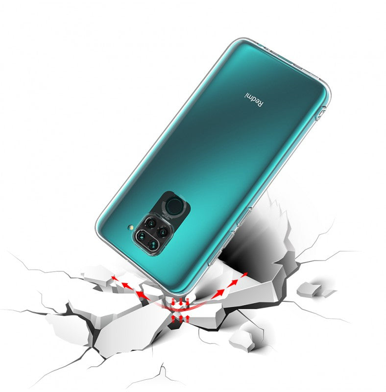 Silicone Transparente 2.0 TPU Xiaomi Redmi Note 9 (Proteção de Lente)