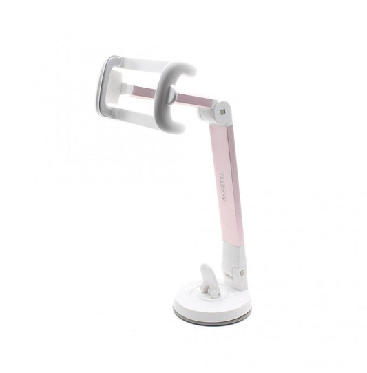 Suporte Universal de Mesa com Ventosa Rosa