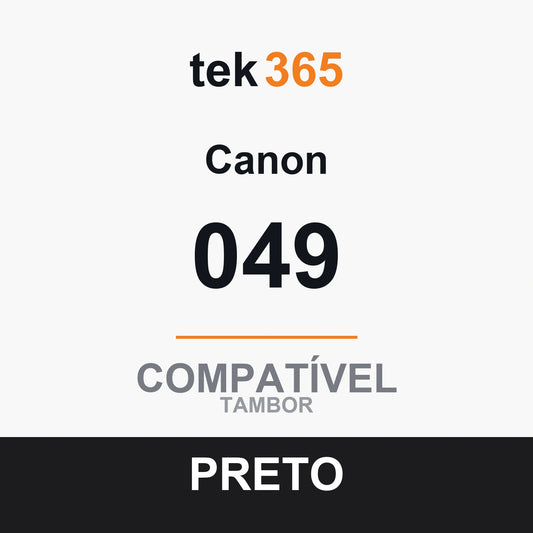 Tambor de imagem compatível Canon 049 Preto