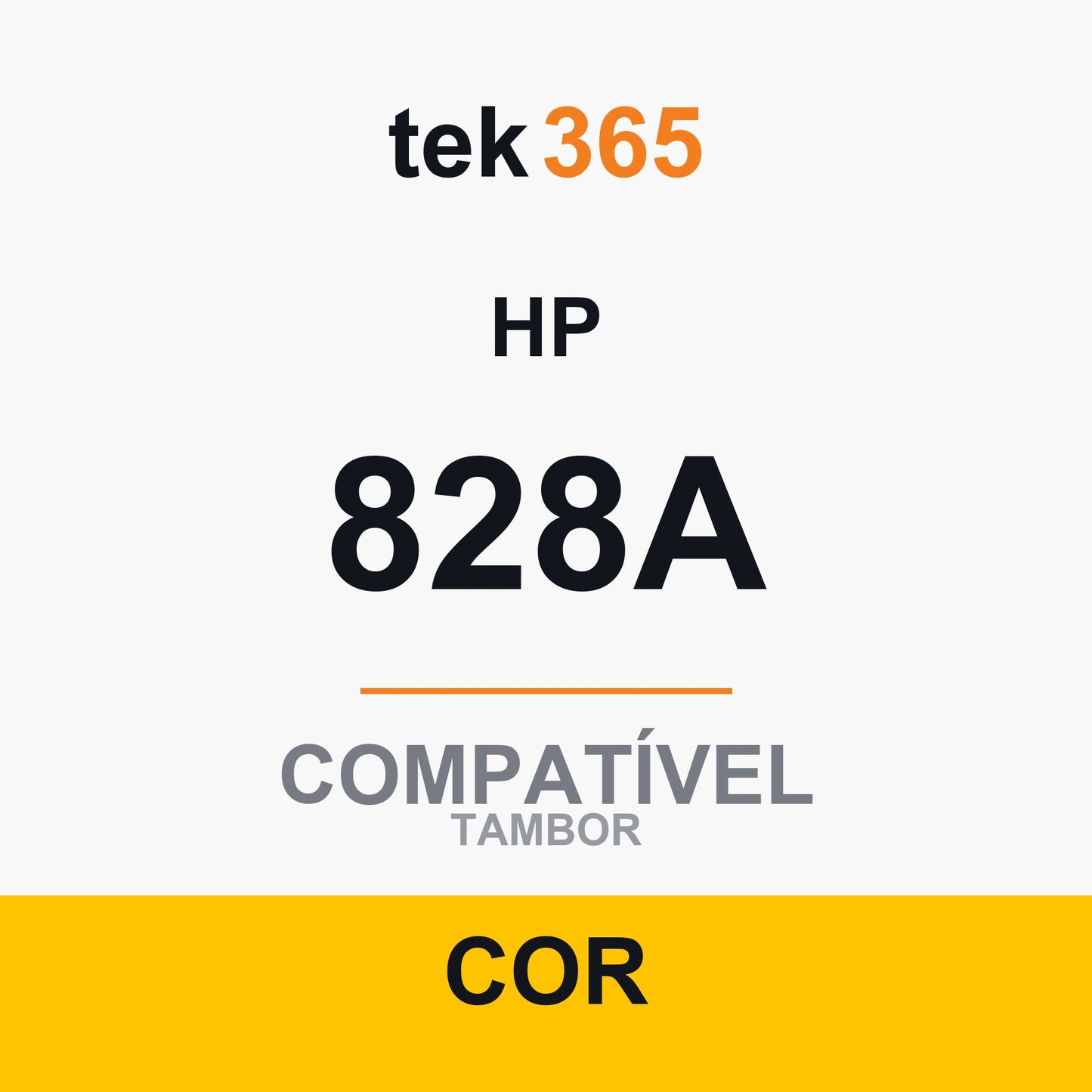 Tambor de imagem compatível HP 828A Amarelo