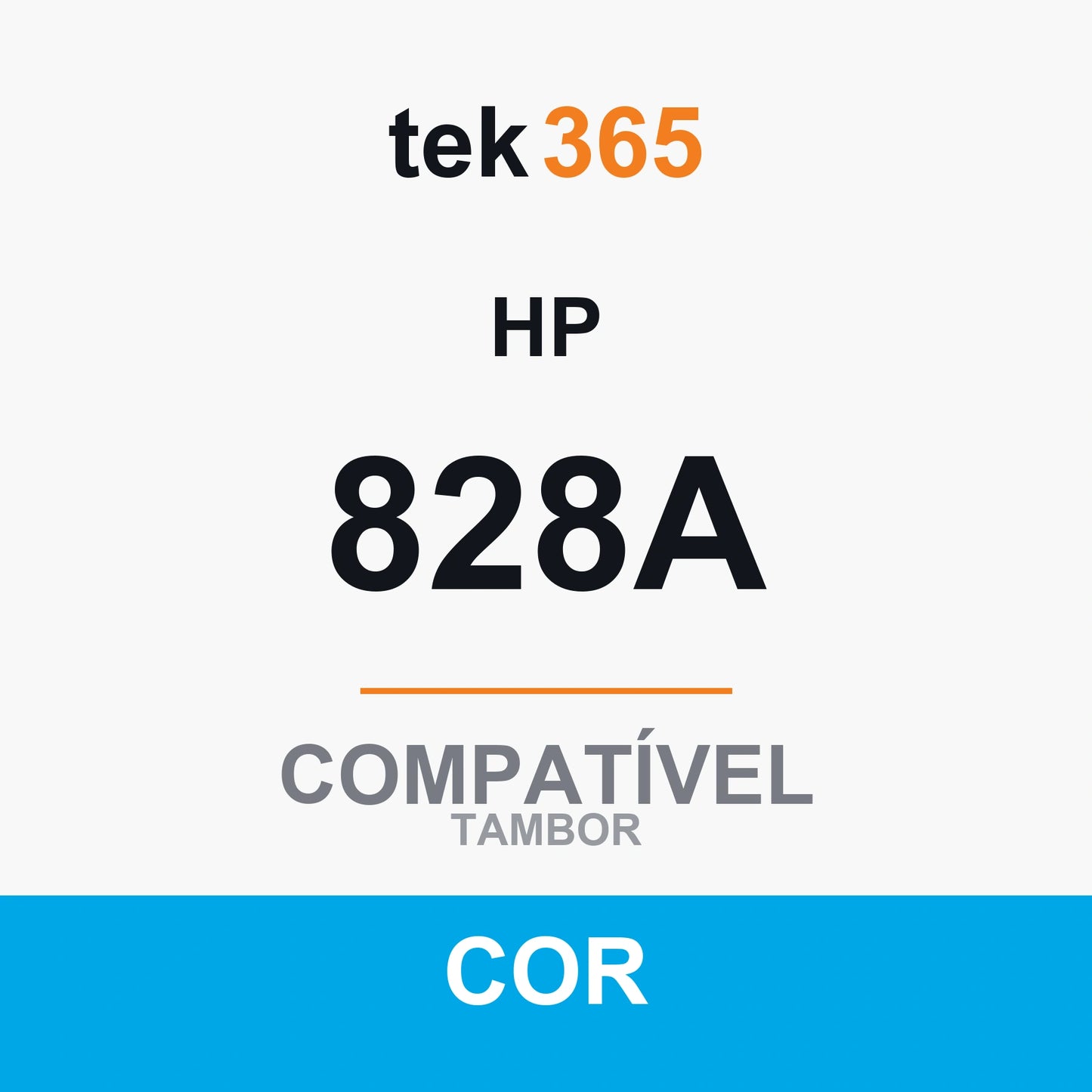 Tambor de imagem compatível HP 828A Ciano