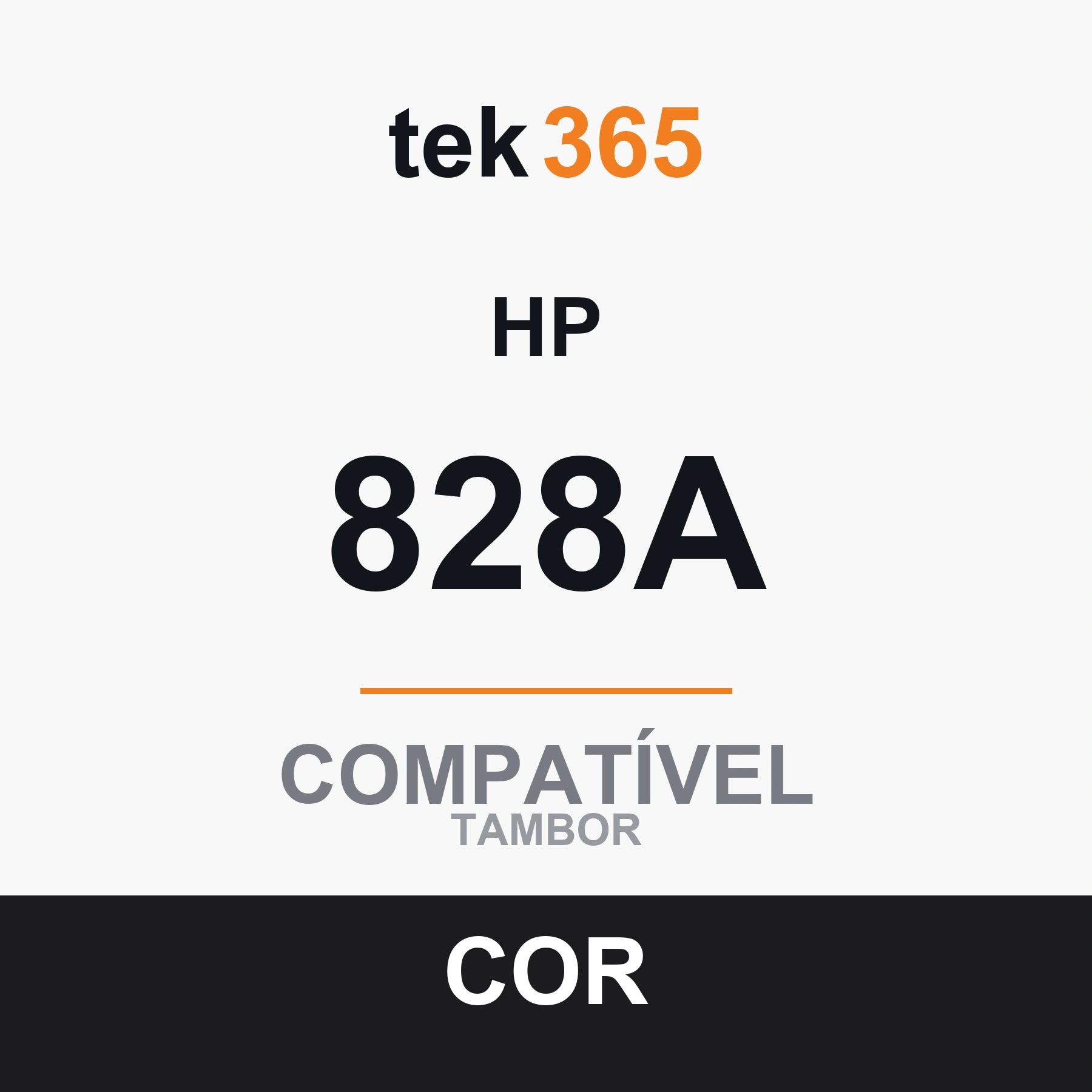 Tambor de imagem compatível HP 828A Preto