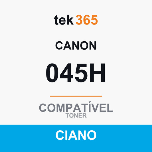 Toner Compativel Canon 045H-CIANO-CYAN Ciano