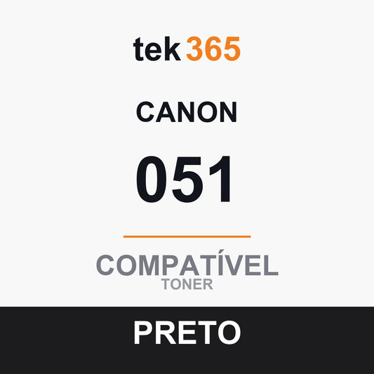 Toner Compativel Canon 051-PRETO-BLACK Preto