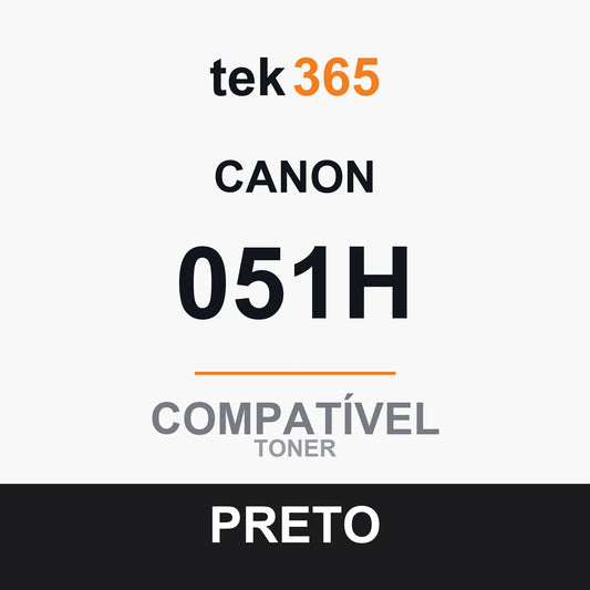 Toner Compativel Canon 051H-PRETO-BLACK Preto