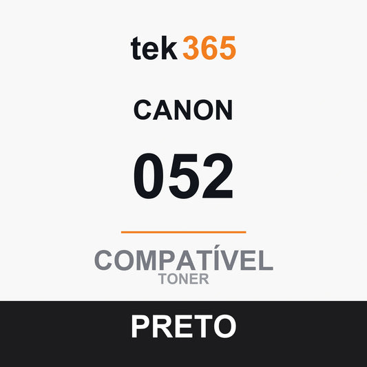 Toner Compativel Canon 052-PRETO-BLACK Preto