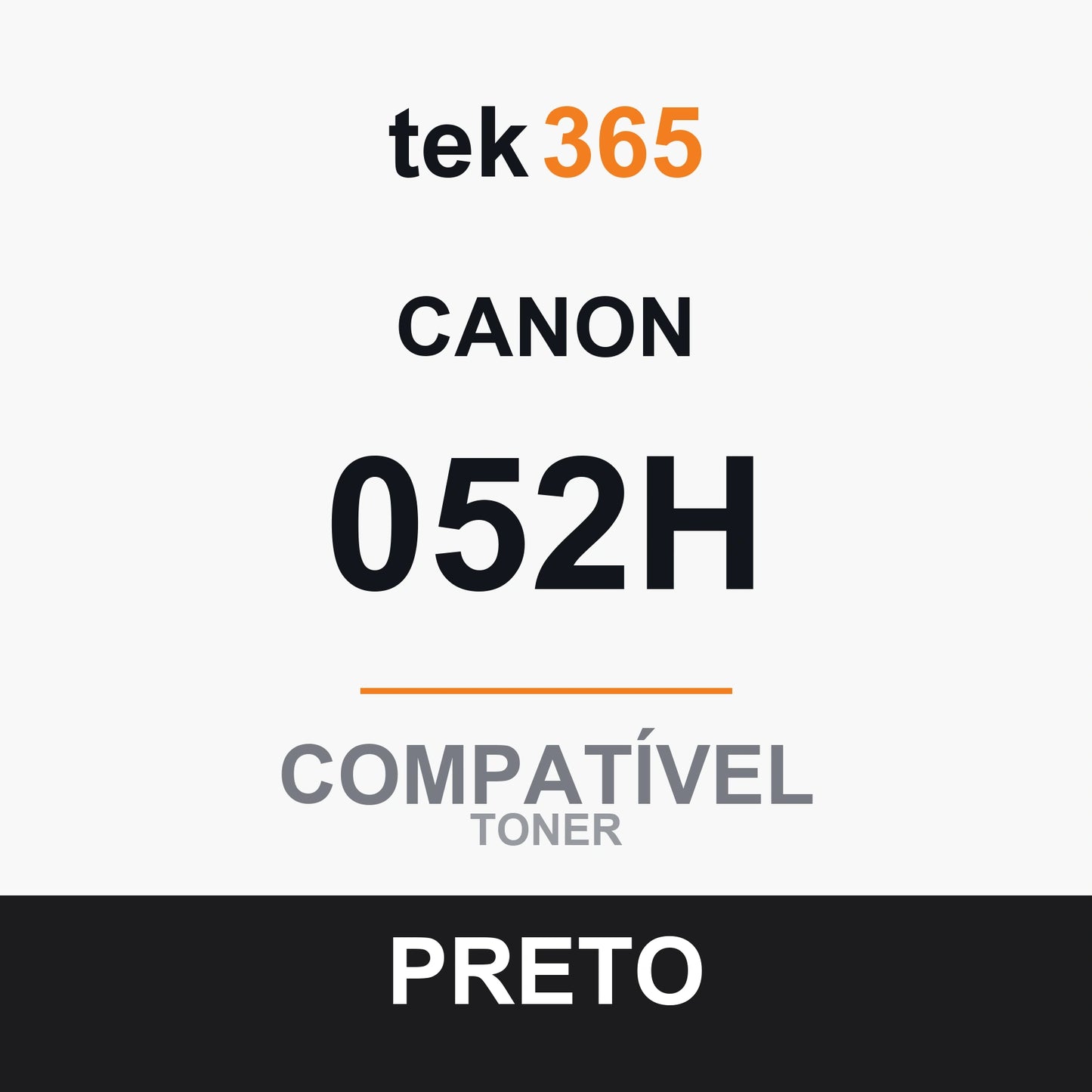 Toner Compativel Canon 052H-PRETO-BLACK Preto