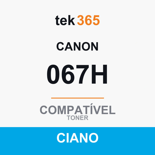 Toner Compativel Canon 067H-CIANO-CYAN Ciano