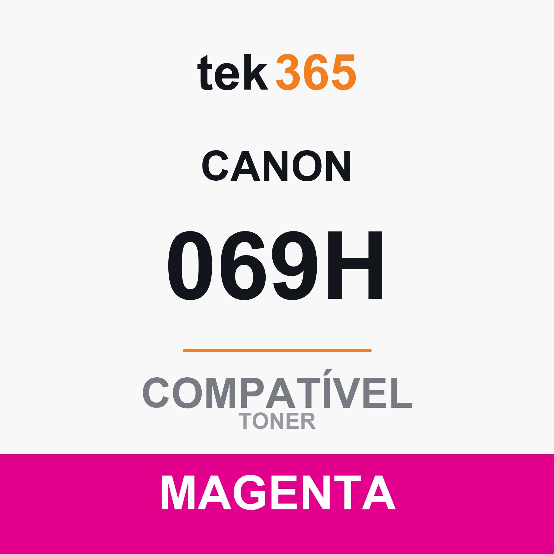 Toner Compativel Canon 069H-MAGENTA-MAGENTA Magenta