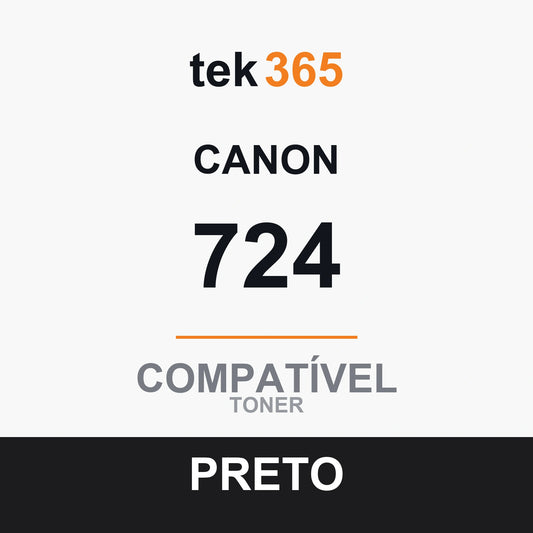 Toner Compativel Canon 724-PRETO-BLACK Preto