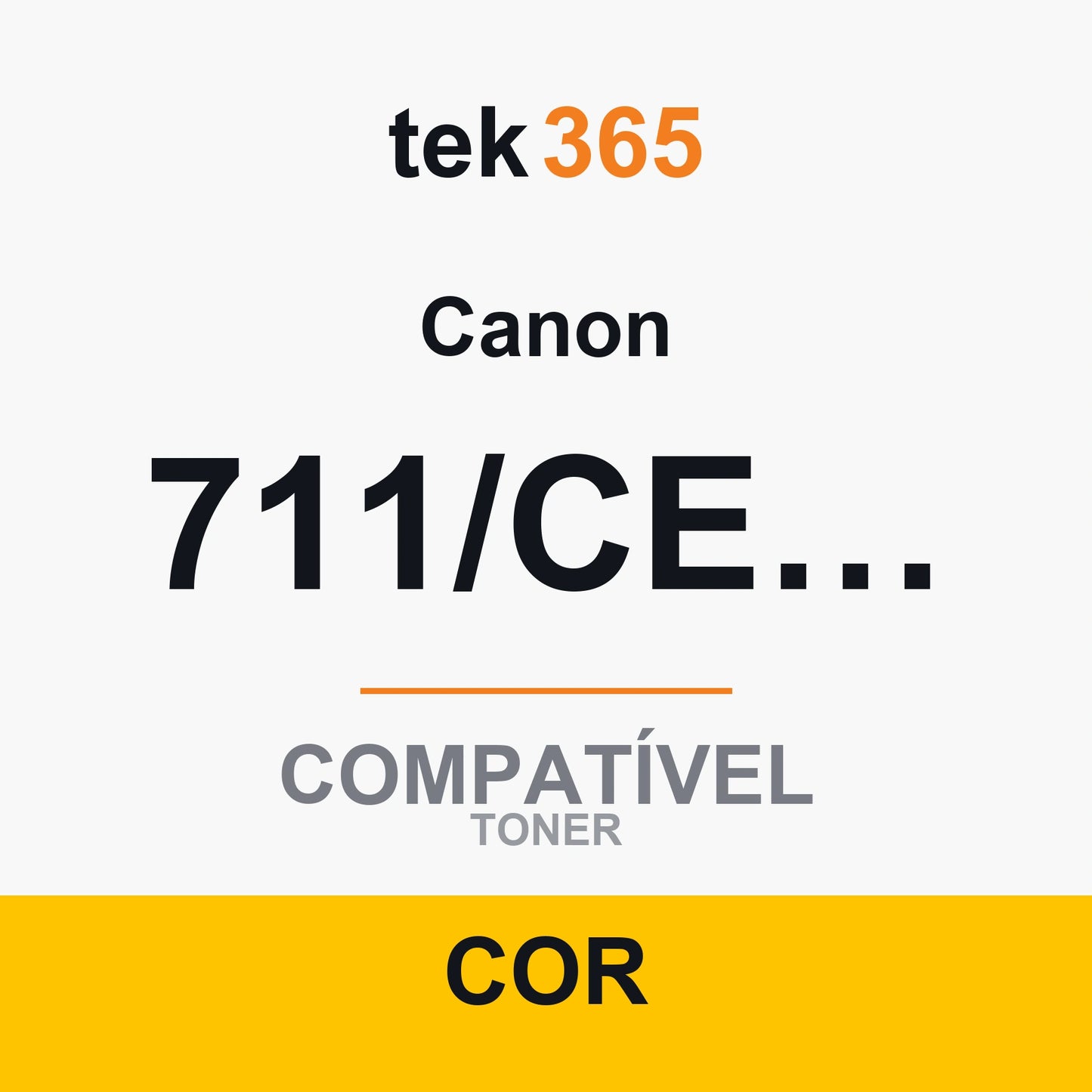 Toner Compativel Canon 711/CEXV26 Amarelo