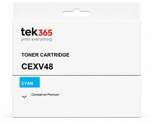 Toner compatível Canon CEXV48 Ciano
