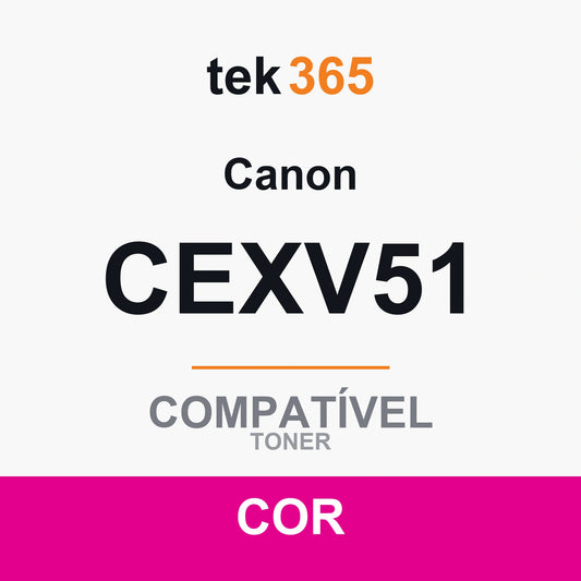 Tambor de imagem original Canon CEXV51 4 Cores