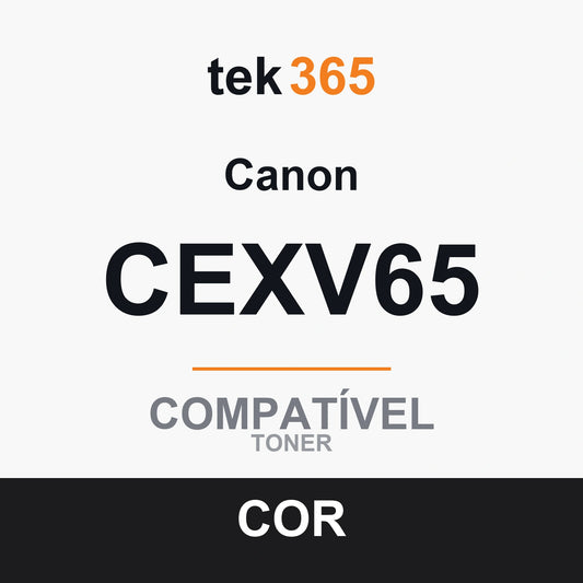 Toner original Canon PVP R. 70,11 € En Stock €,7750 Canon CEXV65 Preto
