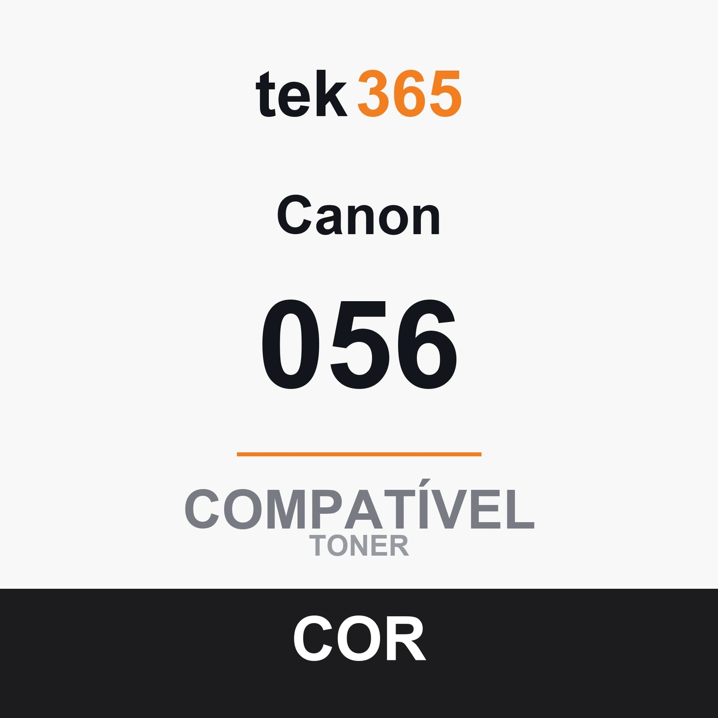 Toner compatível Canon 056 Preto