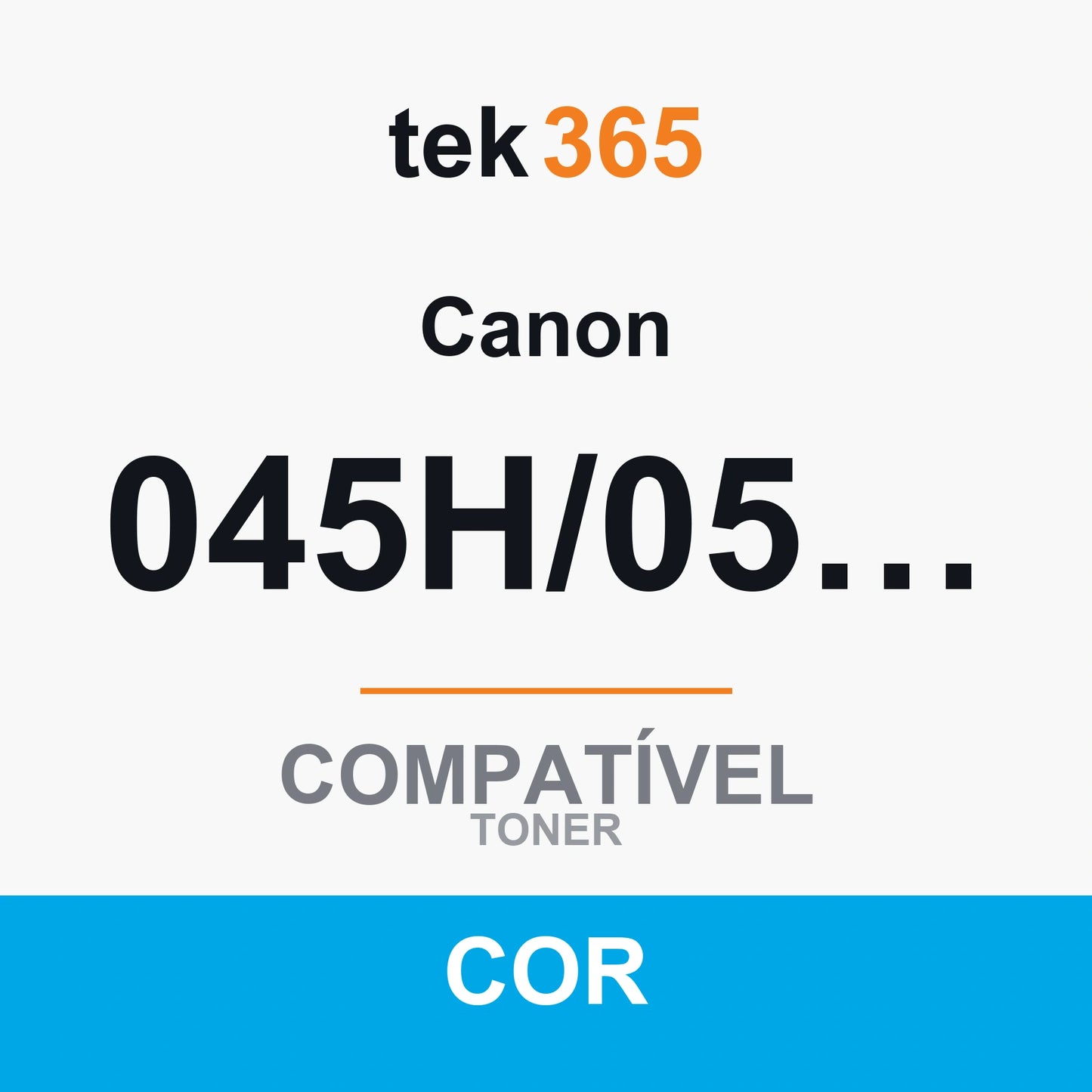Toner Compativel Canon 045H/054H Ciano