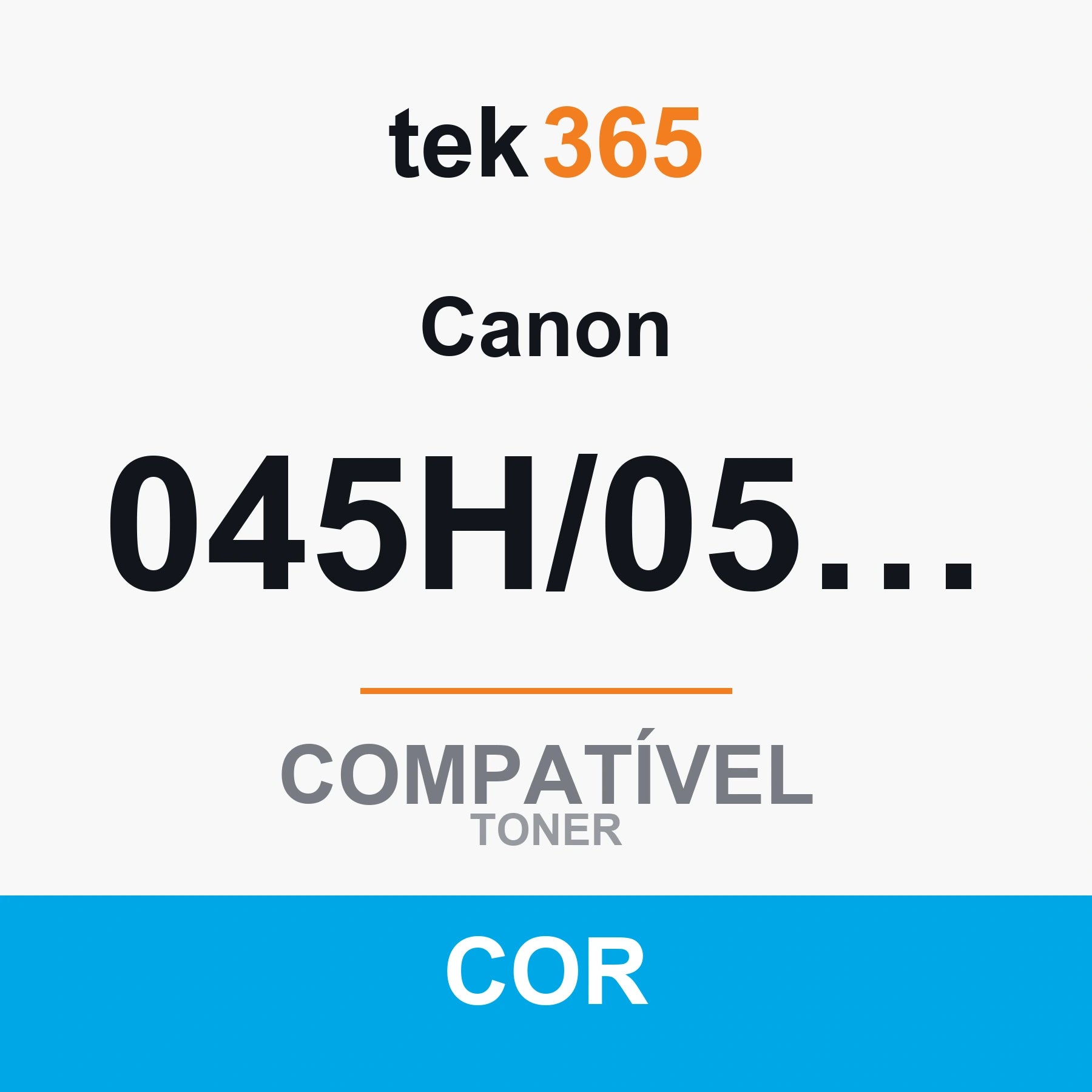 Toner Compativel Canon 045H/054H Ciano
