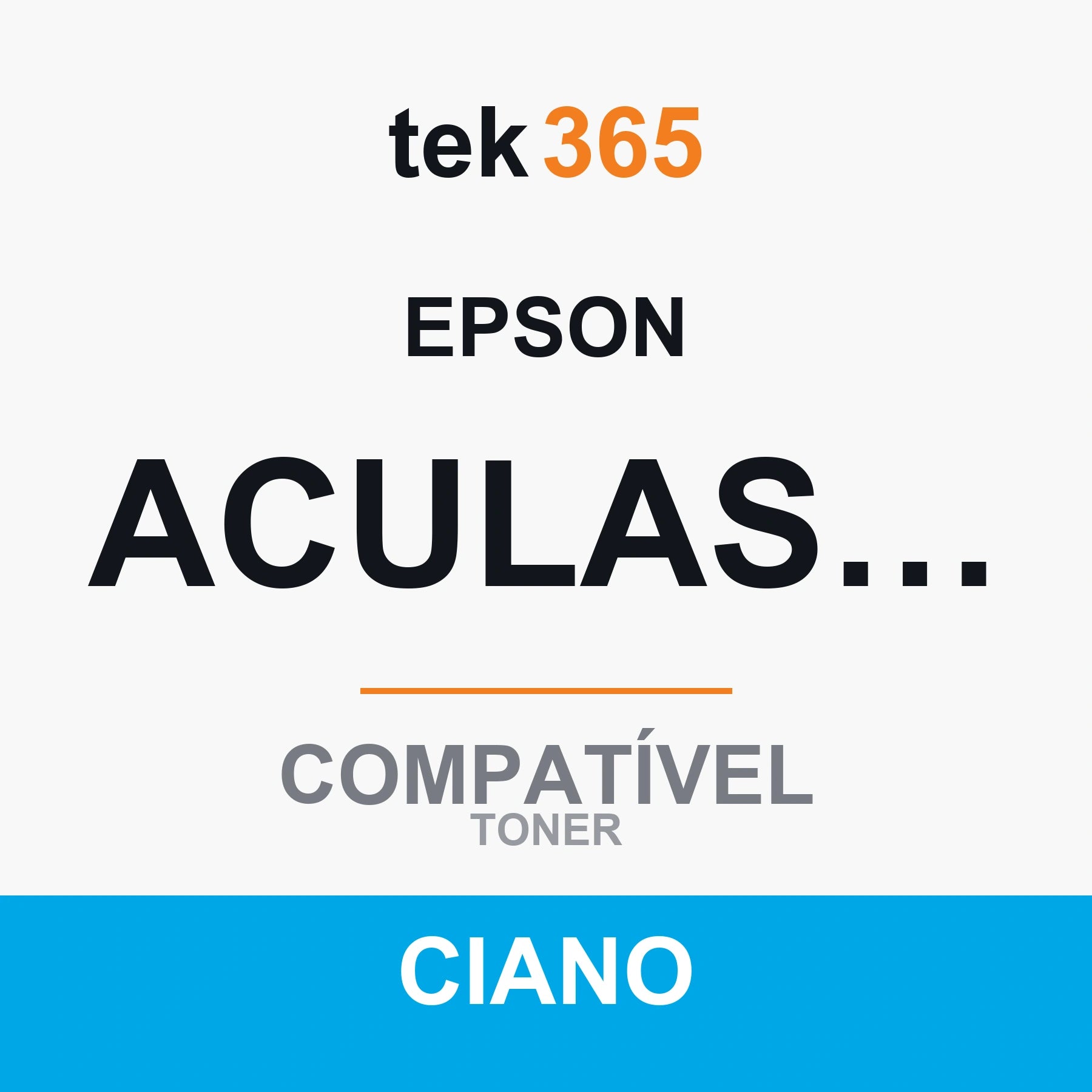 Toner Compativel Epson ACULASER-C1700-CX-CYAN Ciano